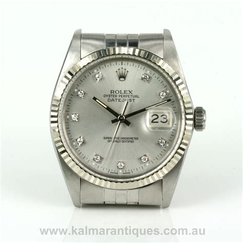 rolex 16014 diamond dial|rolex 16014 production years.